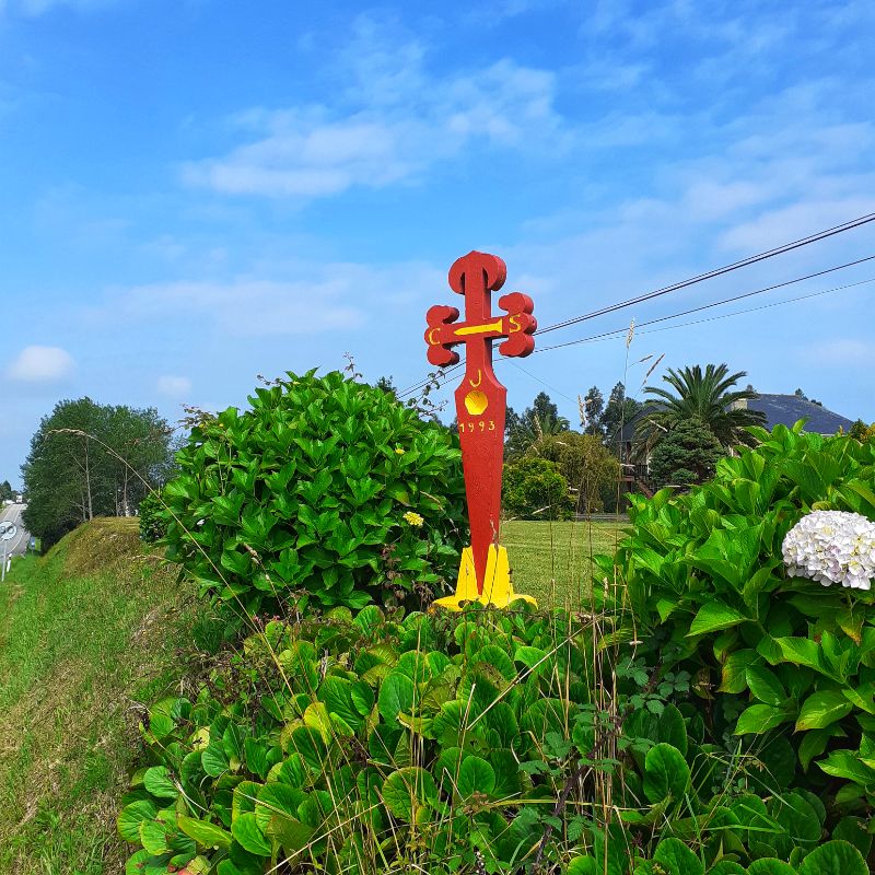 Cruz de Santiago en el Camino Norte